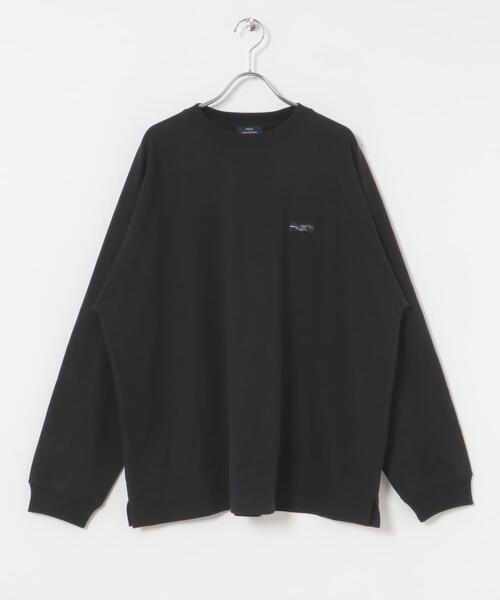 ITEMS URBANRESEARCH（アイテムズ アーバンリサーチ）の「天竺 ワンポイント ロングスリーブTシャツ（Tシャツ/カットソー・メンズ・ベージュ/その他1/ホワイト/ブルー/ブラック・MEDIUM/LARGE）」の13枚目の写真