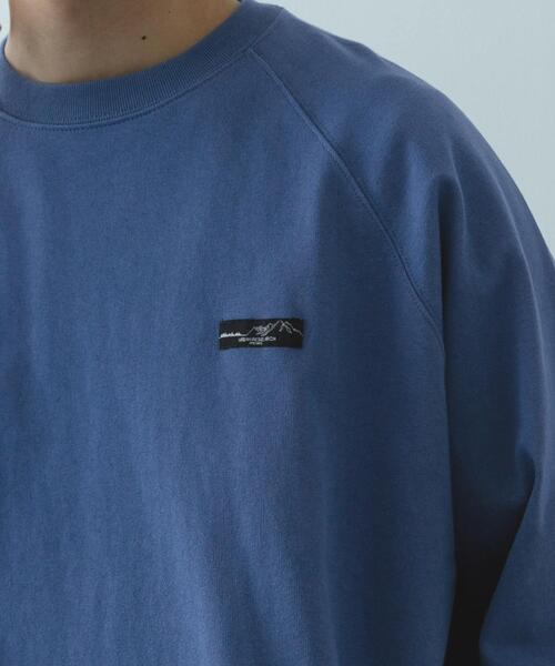 ITEMS URBANRESEARCH（アイテムズ アーバンリサーチ）の「天竺 ワンポイント ロングスリーブTシャツ（Tシャツ/カットソー・メンズ・ベージュ/その他1/ホワイト/ブルー/ブラック・MEDIUM/LARGE）」の21枚目の写真