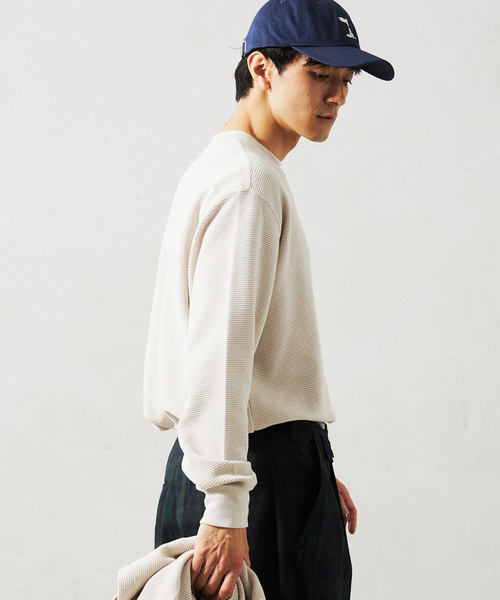 LACOSTE（ラコステ）の「LACOSTE / ラコステ 別注 オーバーサイズ ヘビーピケ L/S Tシャツ（Tシャツ/カットソー・メンズ・ブラック/グレー/グリーン/カーキ/バーガンディー・4/3/5）」の19枚目の写真