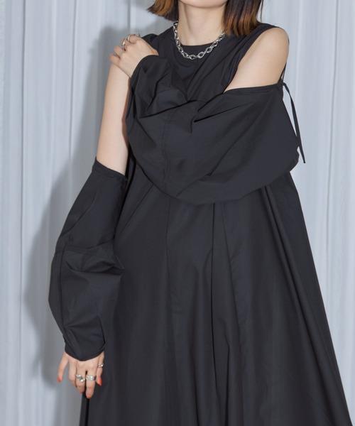 leimn（レイムン）の「ボレロ付き　ワンピース（ワンピース・レディース・グリーン/ブラック・M）」の10枚目の写真
