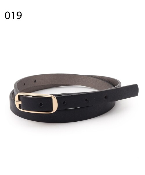 SHOO・LA・RUE（シューラルー）の「リバーシブルスムースベルト（ベルト・レディース・ブラウン系その他2/ブラウン系その他/ブラック・00）」の4枚目の写真