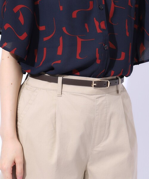 SHOO・LA・RUE（シューラルー）の「リバーシブルスムースベルト（ベルト・レディース・ブラウン系その他2/ブラウン系その他/ブラック・00）」の14枚目の写真