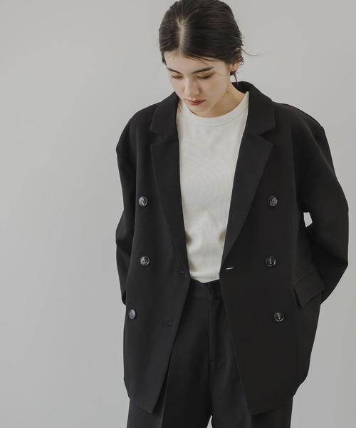 セール】ダブルブレストテーラードジャケット（テーラードジャケット