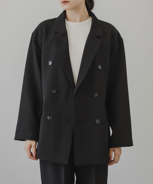 セール】ダブルブレストテーラードジャケット（テーラードジャケット