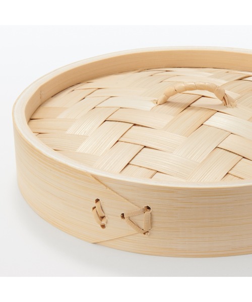 無印良品（ムジルシリョウヒン）の「竹材　蒸篭（せいろ）／蓋　小　約直径１８×高さ３．５ｃｍ（鍋/フライパン・メンズ・その他・FREE）」の5枚目の写真
