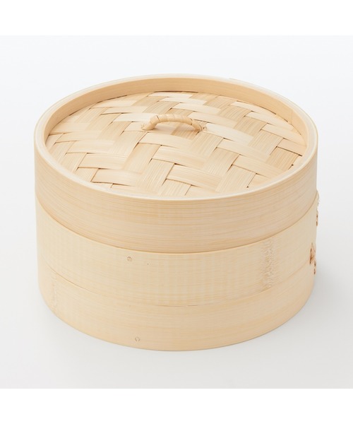 無印良品（ムジルシリョウヒン）の「竹材　蒸篭（せいろ）／蓋　小　約直径１８×高さ３．５ｃｍ（鍋/フライパン・メンズ・その他・FREE）」の6枚目の写真