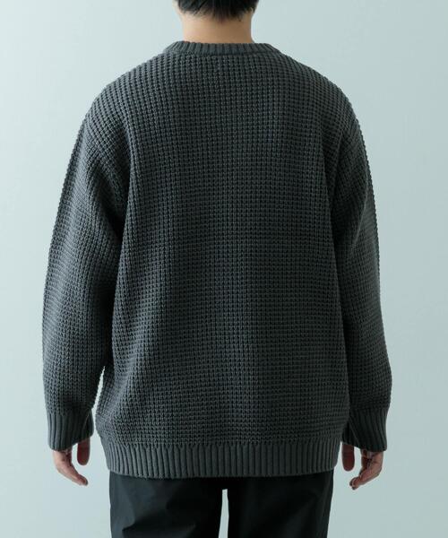 セール】ワッフル編み クルーネックニット（ニット/セーター）｜ITEMS