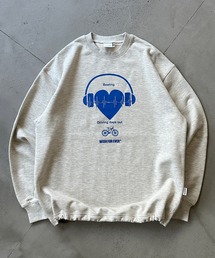 DRAW CODE HEART LOGO SWEAT/ドローコードハートロゴスウェット