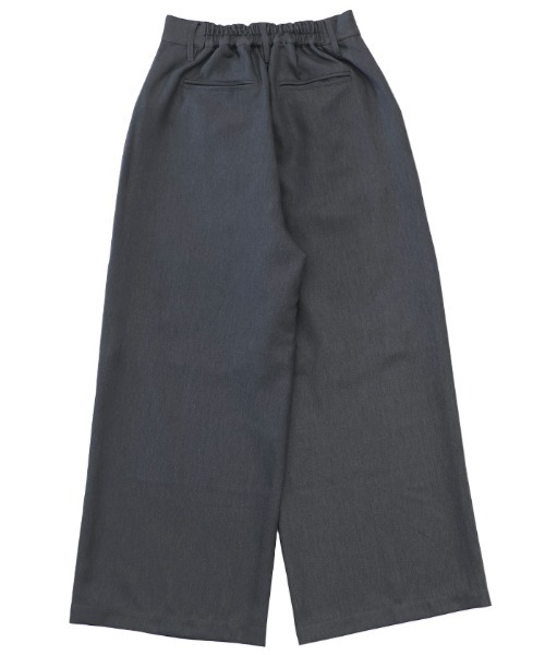 select MOCA(セレクトモカ)の「タックワイドシルエットパンツ(スラックス・レディース・チャコール/ブラック・MEDIUM/LARGE)」の10枚目の写真