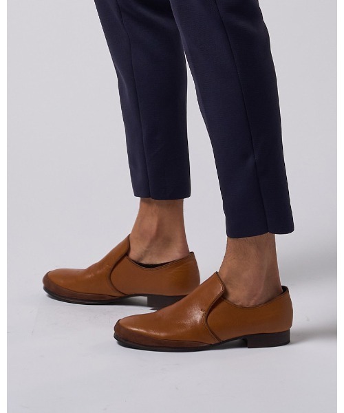 wjk（ダヴルジェイケイ）の「soft leather slip-on（スリッポン・メンズ・ブラック/ブラウン・41/42/43）」の4枚目の写真