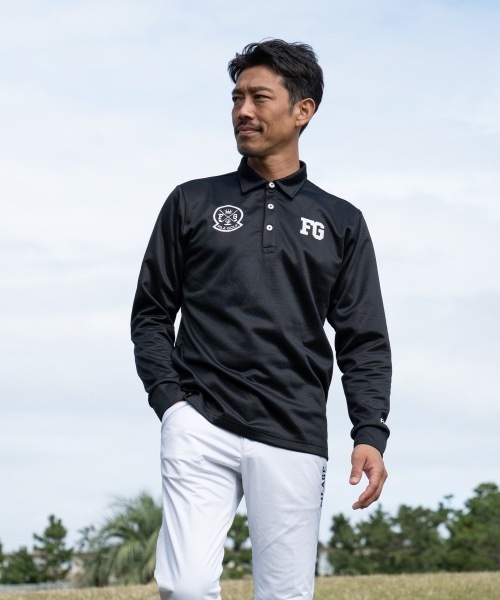 ゴルフ フェアライアー fairliar トップス 長袖 カットソー（ブラック