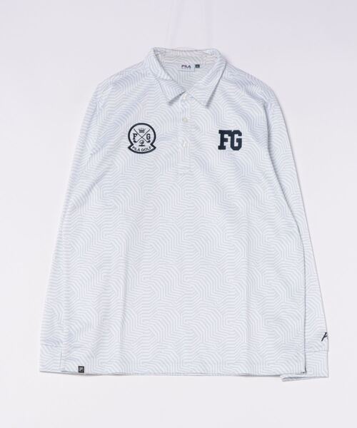 FILA GOLF(フィラゴルフ )の「【FILA GOLF/フィラゴルフ】プリント裏起毛長袖シャツ ゴルフ(シャツ/ブラウス・メンズ・ネイビー/ブラック/ピンク/ホワイト・MEDIUM/LARGE/X-LARGE/XX-LARGE)」の16枚目の写真