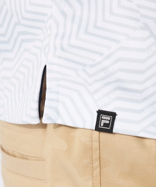 FILA GOLF(フィラゴルフ )の「【FILA GOLF/フィラゴルフ】プリント裏起毛長袖シャツ ゴルフ(シャツ/ブラウス・メンズ・ネイビー/ブラック/ピンク/ホワイト・MEDIUM/LARGE/X-LARGE/XX-LARGE)」の8枚目の写真
