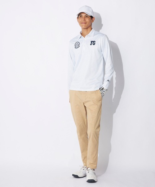 FILA GOLF(フィラゴルフ )の「【FILA GOLF/フィラゴルフ】プリント裏起毛長袖シャツ ゴルフ(シャツ/ブラウス・メンズ・ネイビー/ブラック/ピンク/ホワイト・MEDIUM/LARGE/X-LARGE/XX-LARGE)」の12枚目の写真