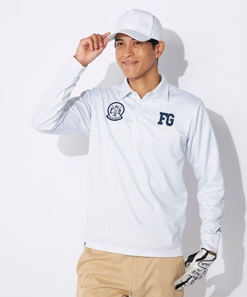 FILA GOLF(フィラゴルフ )の「【FILA GOLF/フィラゴルフ】プリント裏起毛長袖シャツ ゴルフ(シャツ/ブラウス・メンズ・ネイビー/ブラック/ピンク/ホワイト・MEDIUM/LARGE/X-LARGE/XX-LARGE)」の13枚目の写真