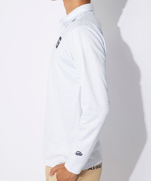 FILA GOLF(フィラゴルフ )の「【FILA GOLF/フィラゴルフ】プリント裏起毛長袖シャツ ゴルフ(シャツ/ブラウス・メンズ・ネイビー/ブラック/ピンク/ホワイト・MEDIUM/LARGE/X-LARGE/XX-LARGE)」の15枚目の写真