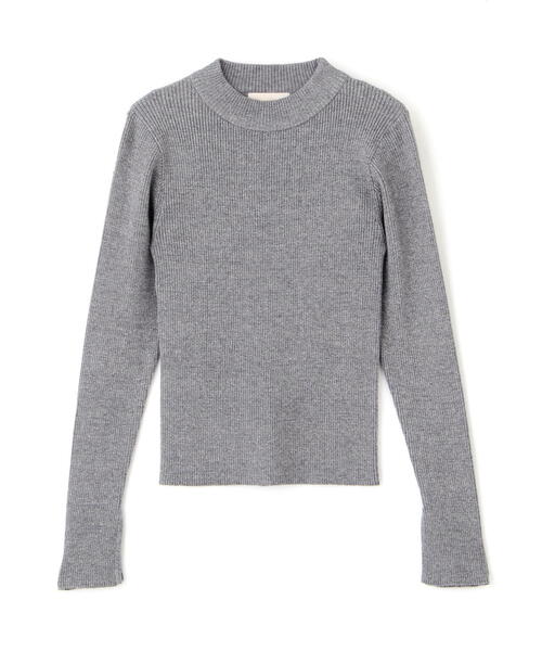 FREE'S MART（フリーズマート）の「◆ラメボトルネックリブニット（ニット/セーター・レディース・パープル/ホワイト/ライトグリーン/グレー・FREE）」の5枚目の写真