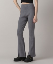 FOREVER 21 | 【2024FW】クラッシュヘムニットフレアパンツ(その他パンツ)