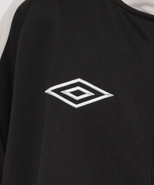 00s UMBRO アンブロ トラック ジャージ ロゴ 刺繍 ブラック 00s～ umbro アンブロ ロゴ刺繍 ドイツ国旗カラー トラック