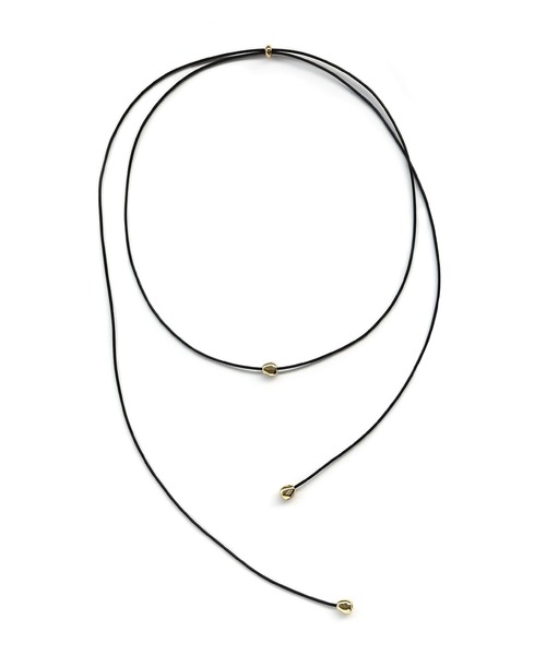 colleca la(コレカラ)の「ポイントスリムコードチョーカー/ネックレス(チョーカー・レディース・シルバー/ゴールド・FREE)」の8枚目の写真