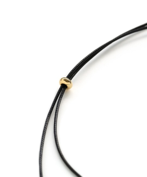 colleca la(コレカラ)の「ポイントスリムコードチョーカー/ネックレス(チョーカー・レディース・シルバー/ゴールド・FREE)」の9枚目の写真