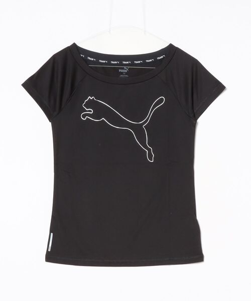 PUMA(プーマ)の「プーマ PUMA TRAIN FAVORITE CAT Tシャツ_(Tシャツ/カットソー・レディース・ブラック/グリーン・S/M/L)」の1枚目の写真