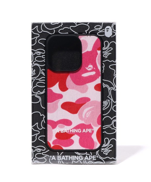 A BATHING APE(アベイシングエイプ)の「ABC CAMO CLOTH FABRIC IPHONE 15 PRO CASE(スマホケース/カバー・メンズ・ピンク/グリーン/ブルー・FREE)」の10枚目の写真