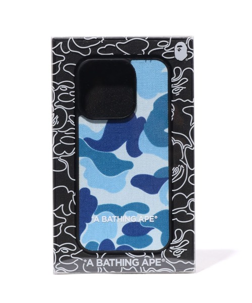 A BATHING APE(アベイシングエイプ)の「ABC CAMO CLOTH FABRIC IPHONE 15 PRO CASE(スマホケース/カバー・メンズ・ピンク/グリーン/ブルー・FREE)」の9枚目の写真