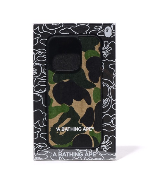 A BATHING APE(アベイシングエイプ)の「ABC CAMO CLOTH FABRIC IPHONE 15 PRO CASE(スマホケース/カバー・メンズ・ピンク/グリーン/ブルー・FREE)」の8枚目の写真