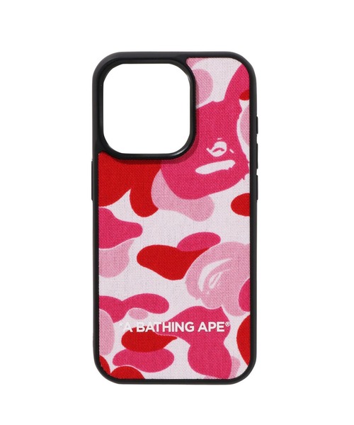 A BATHING APE(アベイシングエイプ)の「ABC CAMO CLOTH FABRIC IPHONE 15 PRO CASE(スマホケース/カバー・メンズ・ピンク/グリーン/ブルー・FREE)」の6枚目の写真