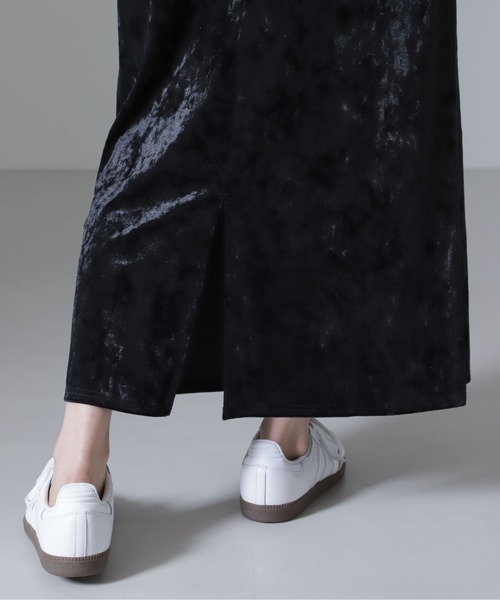 NANO universe（ナノユニバース）の「ベロアキャミソールワンピース（セットアップ可）（ワンピース・レディース・ブラウン/ベージュ/ブラック・FREE）」の17枚目の写真