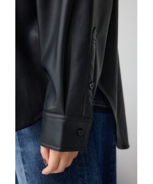 AZUL by moussy(アズールバイマウジー)の「ルーズポケットシャツ(シャツ/ブラウス・レディース・ブラック/ブラック系その他2/ブルー・FREE)」の22枚目の写真