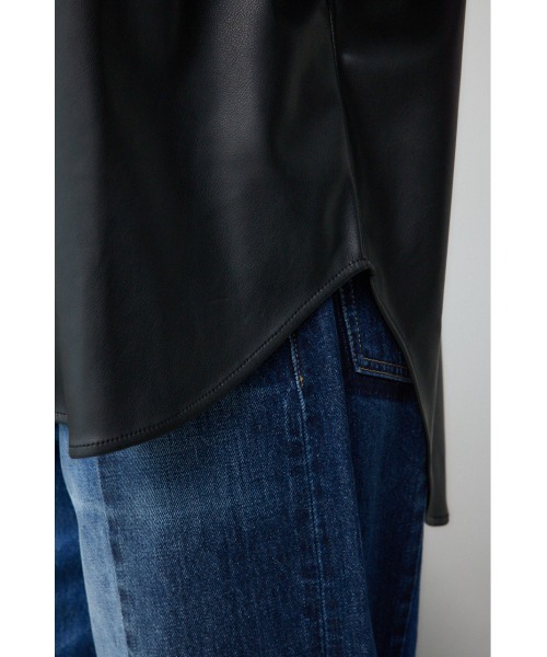 AZUL by moussy(アズールバイマウジー)の「ルーズポケットシャツ(シャツ/ブラウス・レディース・ブラック/ブラック系その他2/ブルー・FREE)」の21枚目の写真