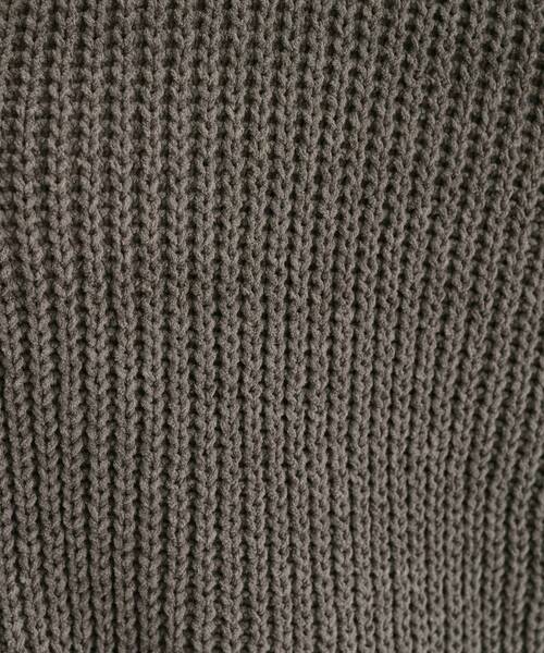 SHOO・LA・RUE(シューラルー)の「◆【高レビュー/洗える】ポケット付きが嬉しい ざっくり編み Vネックカーディガン(カーディガン/ボレロ・レディース・オフホワイト/マスタード/ベージュ/ブルー/チャコールグレー・00)」の12枚目の写真