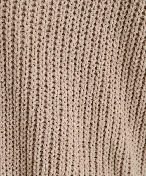 SHOO・LA・RUE(シューラルー)の「◆【高レビュー/洗える】ポケット付きが嬉しい ざっくり編み Vネックカーディガン(カーディガン/ボレロ・レディース・オフホワイト/マスタード/ベージュ/ブルー/チャコールグレー・00)」の16枚目の写真