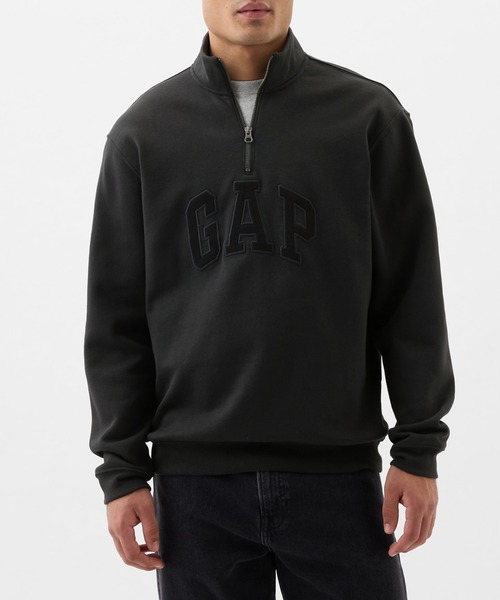 GAP ブラック スウェットセット Lサイズ 大人気】クロップドGapロゴスウェットセットアップの
