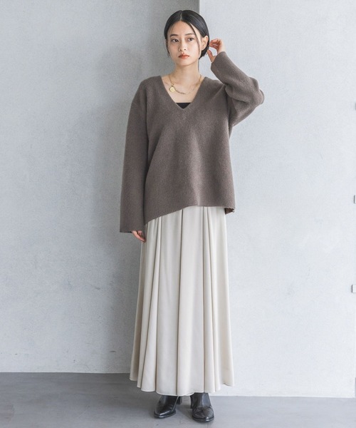 A part by（アパートバイ）の「ラメフレアスカート（スカート・レディース・ベージュ/ライトグレー/ブラック・SMALL/MEDIUM）」の11枚目の写真