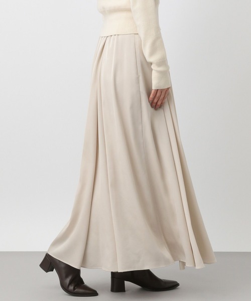 A part by（アパートバイ）の「ラメフレアスカート（スカート・レディース・ベージュ/ライトグレー/ブラック・SMALL/MEDIUM）」の21枚目の写真