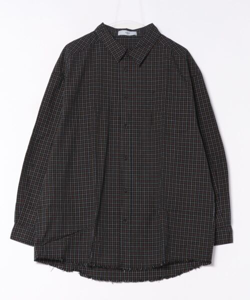 aimoha(アイモハ)の「【aimoha neo】Distressed Vintage Checkered Oversized Shirt(シャツ/ブラウス・メンズ・ダークグレー・MEDIUM/LARGE/X-LARGE)」の22枚目の写真