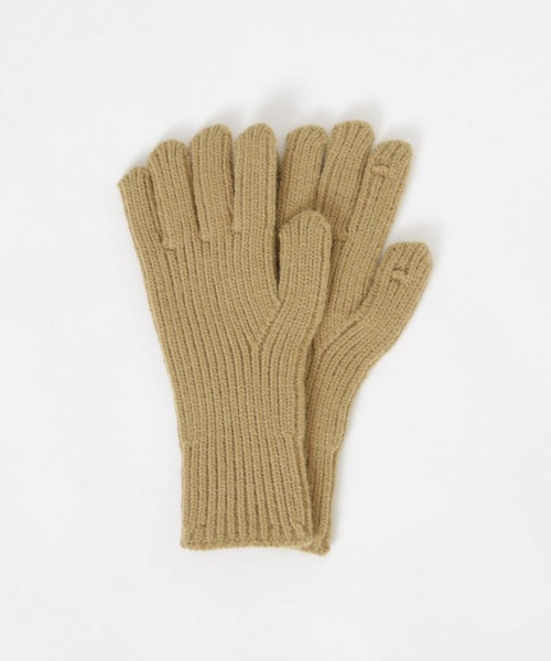 SMELLY（スメリー）の「ホールタッチニットグローブ（手袋・レディース・ベージュ/アイボリー/ブラック・-）」の16枚目の写真