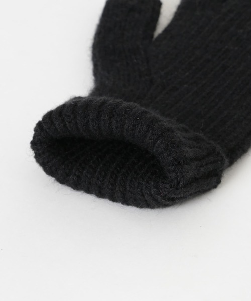 SMELLY（スメリー）の「ホールタッチニットグローブ（手袋・レディース・ベージュ/アイボリー/ブラック・-）」の21枚目の写真