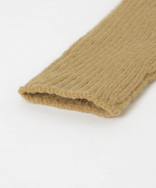 SMELLY（スメリー）の「ホールタッチニットグローブ（手袋・レディース・ベージュ/アイボリー/ブラック・-）」の22枚目の写真