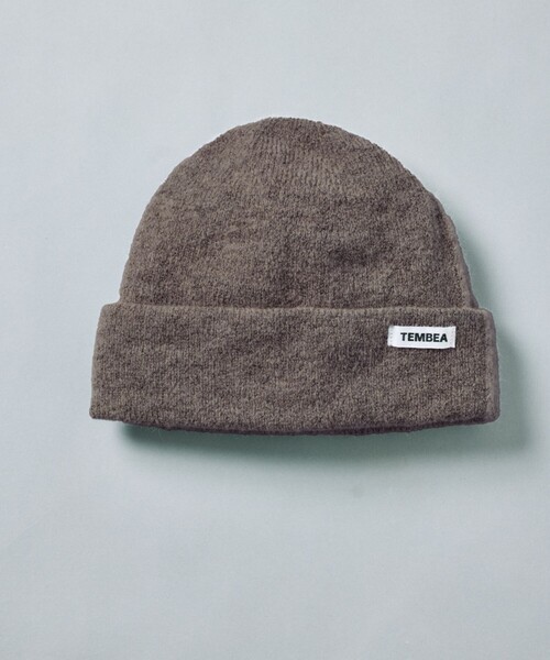 TEMBEA（テンベア）の「TEMBEA/テンベア KNIT CAP（ニットキャップ/ビーニー・メンズ・チャコールグレー/グレー/ブラウン系その他/ライトグレー・ONE SIZE）」の4枚目の写真