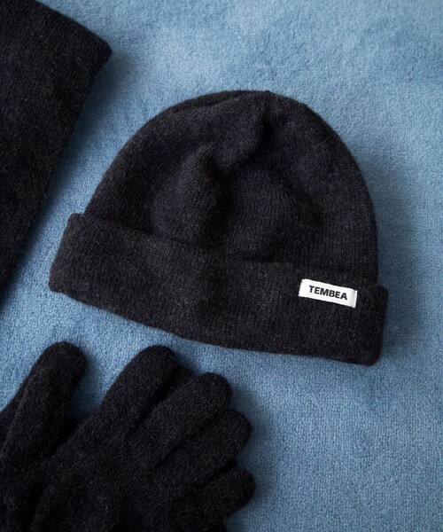 TEMBEA（テンベア）の「TEMBEA/テンベア KNIT CAP（ニットキャップ/ビーニー・メンズ・チャコールグレー/グレー/ブラウン系その他/ライトグレー・ONE SIZE）」の2枚目の写真