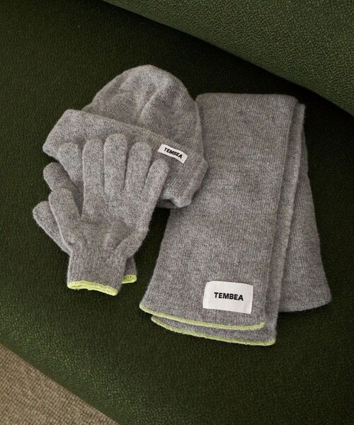 TEMBEA（テンベア）の「TEMBEA/テンベア KNIT CAP（ニットキャップ/ビーニー・メンズ・チャコールグレー/グレー/ブラウン系その他/ライトグレー・ONE SIZE）」の5枚目の写真