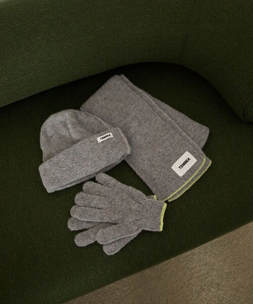 TEMBEA（テンベア）の「TEMBEA/テンベア KNIT CAP（ニットキャップ/ビーニー・メンズ・チャコールグレー/グレー/ブラウン系その他/ライトグレー・ONE SIZE）」の6枚目の写真