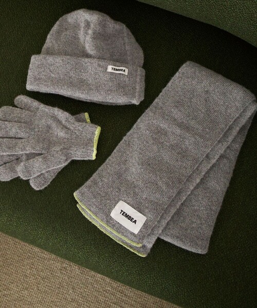 TEMBEA（テンベア）の「TEMBEA/テンベア KNIT CAP（ニットキャップ/ビーニー・メンズ・チャコールグレー/グレー/ブラウン系その他/ライトグレー・ONE SIZE）」の8枚目の写真