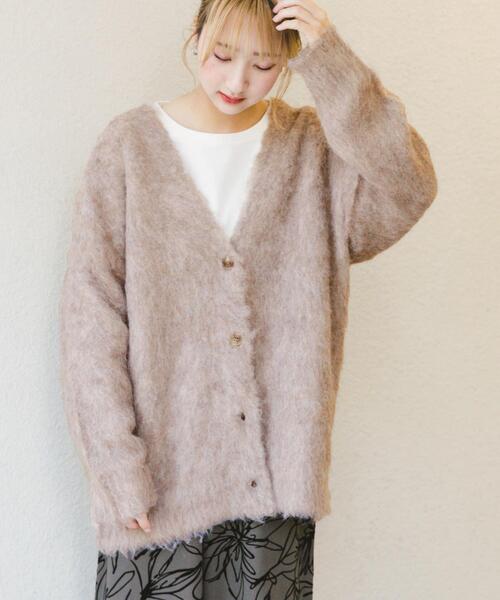 ⭐︎koji⭐︎コムアーチ　ミックスニット　カーディガン ミックスヤーンニットカーディガン（5257KM70） | COMME CA