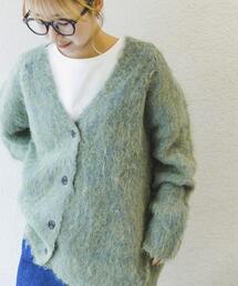 ITEMS URBANRESEARCH（アイテムズ アーバンリサーチ）の「ミックスシャギーカーディガン（ニット/セーター）」