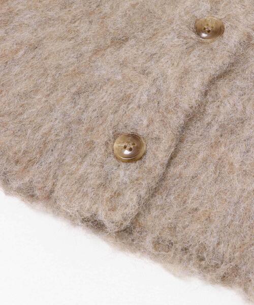 ITEMS URBANRESEARCH（アイテムズ アーバンリサーチ）の「ミックスシャギーカーディガン（ニット/セーター・レディース・グリーン/ベージュ/パープル・FREE）」の6枚目の写真